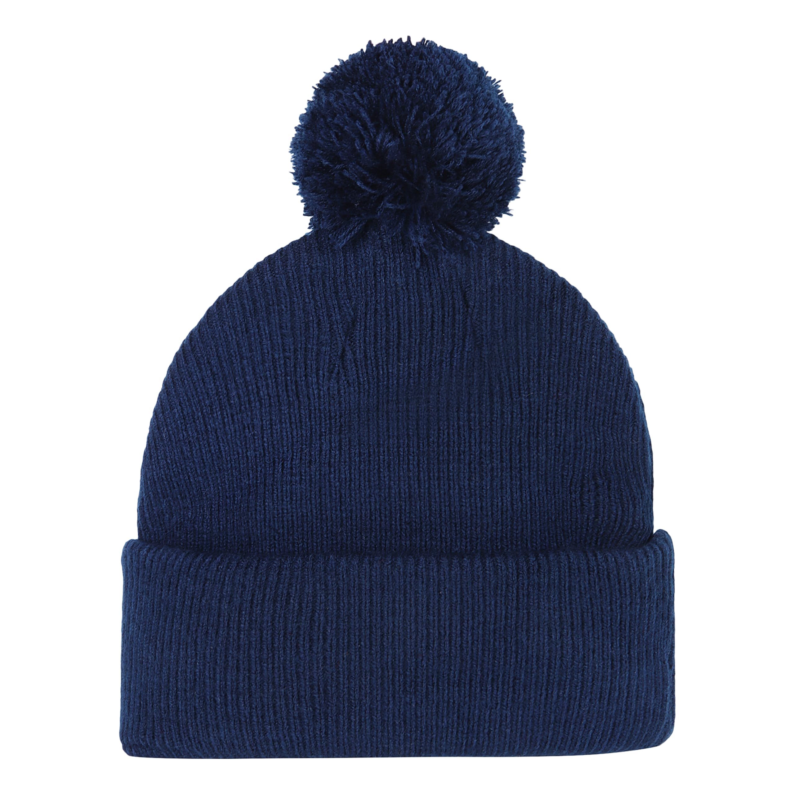 Athmonk Winter Woolen Beanie Cap for Men & Women with Pom | Stylish Head Cap for Winters | Cold Weather Hat for Girls & Boys | 100% Woollen Fabric Ultra Soft & Cozy | Garam Topi for Man |